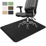 ANMINY Office Chair Mat for Hardwood Floors, 36" x 48" - Non-Slip Desk Chair Floor Protector, Black