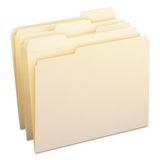 Smead Reinforced Tab Manila File Folders, 1/3-Cut, Letter, 100-Box - view 3