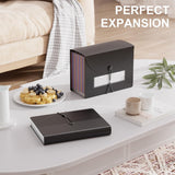 26-Pocket Accordion File Folder Organizer, A4/Letter Size, Expandable with A–Z Color Tabs