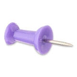 Pen+Gear Push Pins in Color Box, Colorful Plastic Head, Steel Point, 100 Count