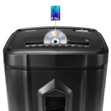 Aurora AU1225MA High-Security 12-Sheet Micro-Cut Paper & CD/Credit Card Shredder, 5-Gal Pullout Basket, 40-Min Run Time