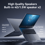 AX18Pro 18.5-inch FHD Laptop (AMD Ryzen 3 4300U, 16GB RAM, 512GB SSD, Windows 11 Pro)