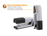 Bostitch Office Epic Desktop Stapler, Silver