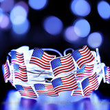 AZXY July 4th Decor,Patriotic Lights,4th of July Lights,Hanging Patriotic Lighting Decorations for Independence Day