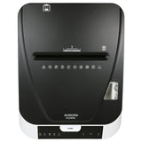 Aurora GB Commercial Grade 200-Sheet Auto-Feed Micro-Cut Paper Shredder with Pullout Basket