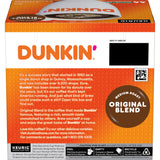 Dunkin’ Original Blend Medium Roast Coffee, Keurig K Cup Pods, 44 Count Box