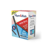 Paper Mate Ballpoint Pens Write Bros. Black Ink Pens Medium Point (1.0mm) 60 Count - view 4