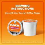 Dunkin’ Original Blend Medium Roast Coffee, Keurig K Cup Pods, 44 Count Box - view 6