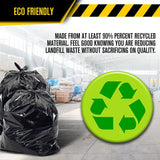 Ultrasac - Heavy Duty Extra Thick Contractor Bags, 42 Gallon, 32 x 44, 3 Mil, Black, 20 Count