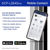 Brother Wireless DCP-L2640DW Compact Monochrome Multi-Function Laser Printer with Print, Copy and Scan, Duplex and Mobile Printing (Sold without manufacturer warranty)