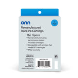 onn. Remanufactured HP 63 Black Ink Cartridge
