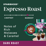 Starbucks Espresso Roast Ground Coffee, Dark Roast, Hot or Iced Coffee, 18 oz