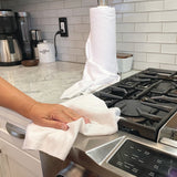 Tear-N-Clean Reusable Microfiber Cleaning Towels on a Roll, 50 Count, White - view 5