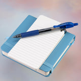 Pilot G2 Retractable Gel Pen, Fine Point, 0.7mm, Clear Barrels, Blue Ink, Tub Of 36 Pens