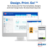 Avery File Folder Labels, 1/3-Cut, 2/3" x 3-7/16", White, 150-Pack - view 6