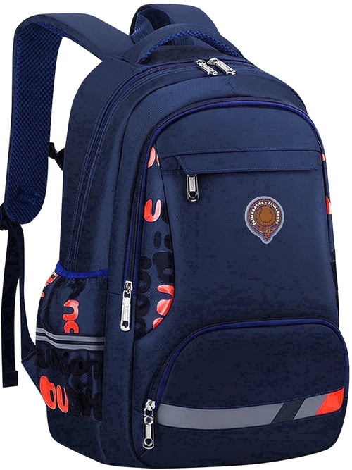 Gmdisc School Backpack for Boys, Printed Lightweight Durable School Bookbag
