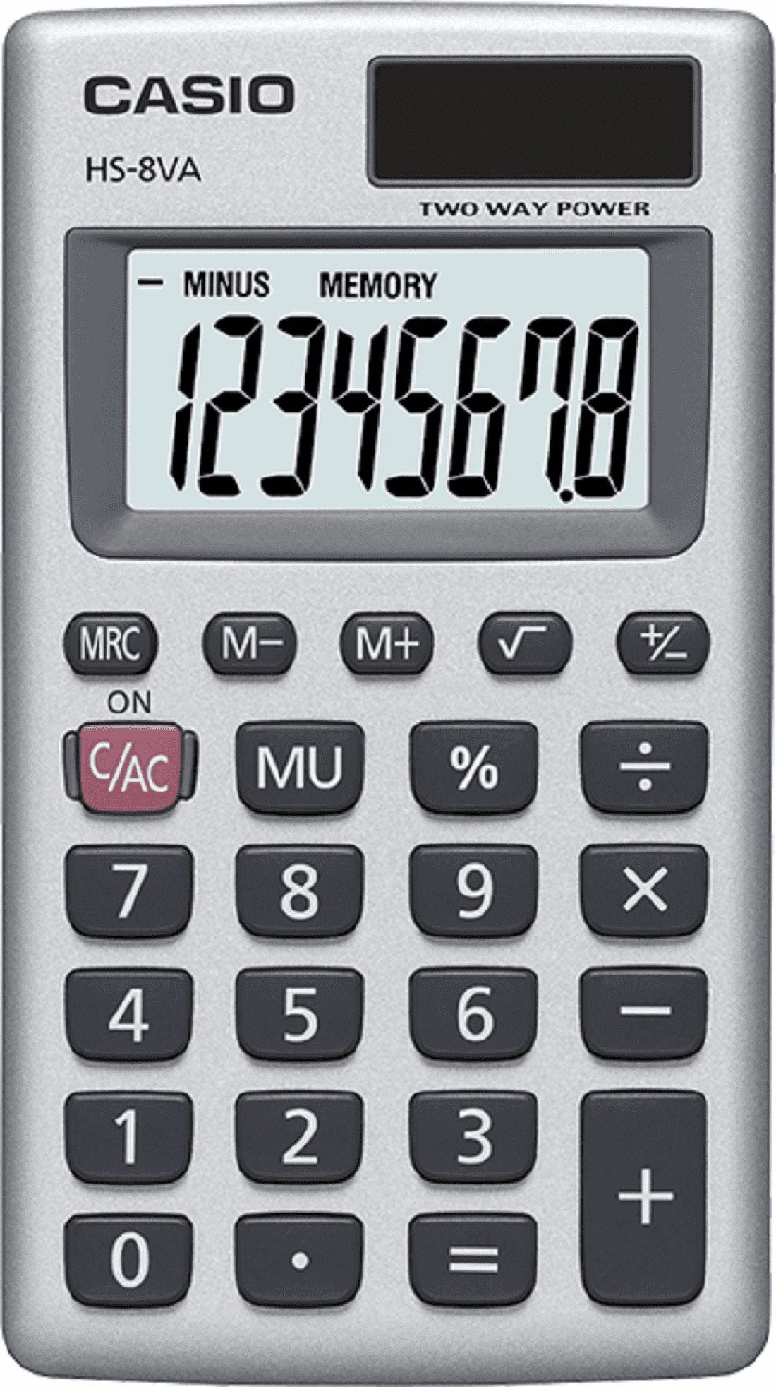 Casio HS-8VA 8 Digit Calculator
