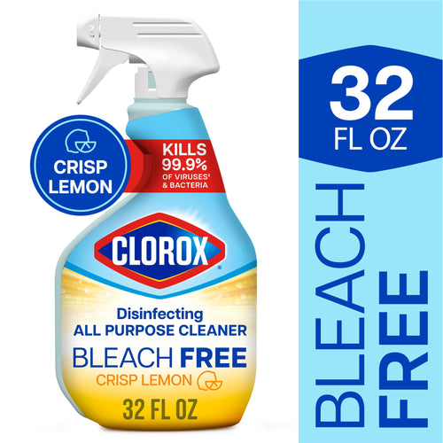 Clorox Disinfecting Bleach-Free All-Purpose Cleaner, Crisp Lemon, 32 fl oz