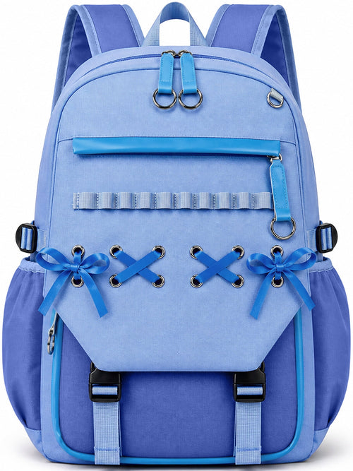 DAKIMOE School Backpack for Teens, Lightweight Durable Casual Daypack, College