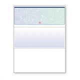 DocuGard Blue/Green Prismatic Top Check, 8.5" x 11", 24 lb, 500 Sheets