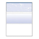 DocuGard Security Business Checks, 11 Features, 8.5 x 11, Blue Marble Top, 500/Ream