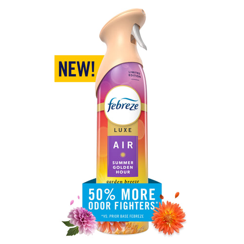 Febreze Air Mist Luxe Air Freshener Spray, Summer Golden Hour, 8.1 oz