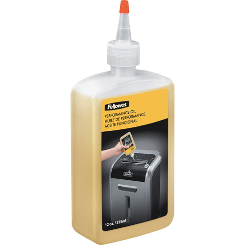 Fellowes Powershred Shredder Oil & Lubricant, 12 oz Bottle