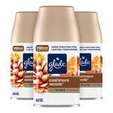 Glade Automatic Spray Refill - Comforting Cashmere Woods, 3 Refills (6.2 oz Each)