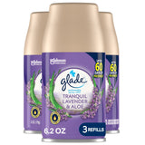 Glade Automatic Spray Refill - Tranquil Lavender & Aloe, 3 Refills (6.2 oz Each)