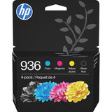 HP 936 CMYK Original Ink Cartridge 4-Pack, ~1,250 pages, 6C3Z5LN