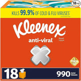 Kleenex Professional Facial Tissue, 2-Ply, 18 Boxes/Case
