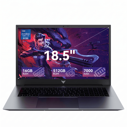 Laptop 18.5" FHD AX18Pro Laptop AMD Ryzen 3 4300U 16GB DDR4 512GB SSD 18.5" FHD Windows 11 Pro WiFi 5,Gray