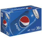 Pepsi Cola Soda, 12 oz Cans, 36 Pack