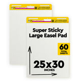Post-it Super Sticky Easel Pad, 25 x 30 in, 2 Pack