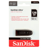 SanDisk 128GB Ultra USB 3.0 Flash Drive, 130MB/s