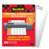 Scotch Thermal Laminating Pouches, Letter Size, 100 Pack