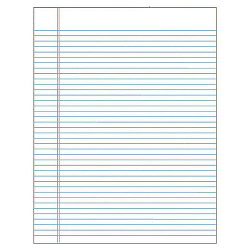 TOPS Legal Pads, 8.5 x 11.75 in, Wide Ruled, 12-Pack