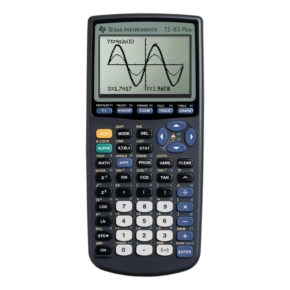 Texas Instruments TI-83 Plus Graphing Calculator for High School Math & Science