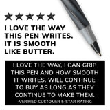 BIC Round Stic Xtra Comfort Ballpoint Pen, Bold Point, 1.2 mm, Black Ink, 24 Count