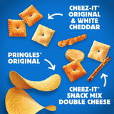 Cheez-It, Pringles, Lunch Snacks, Variety Pack, 16.95oz Box (20 Packs)