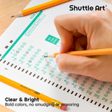 Wood-Cased #2 HB Pencils, Shuttle Art 350 Pack Sharpened Yellow Pencils with Erasers, Bulk Pack Graphite Pencils for Writing, Drawing and Sketching