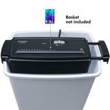 Aurora AU660S 6-Sheet Strip-Cut Paper & Credit Card Shredder, Portable with Extendable Arm (No Wastebasket)
