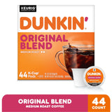 Dunkin’ Original Blend Medium Roast Coffee, Keurig K Cup Pods, 44 Count Box - view 2