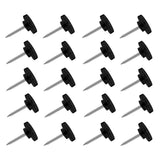 Clear Push Pins, Reusable Plastic Flat-Head Thumb Tacks for Cork Boards, Maps & Posters, 150-Count - view 2