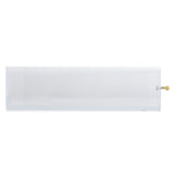 Pen+Gear Acrylic Paper Tray with Drawer, 3.54" x 10.47" x 13.5", Clear