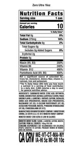 Monster Energy Zero Ultra, Sugar-Free Energy Drink, 16 fl oz Cans, 24 Pack - view 2