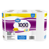 Great Value 1000 Sheets per Roll Toilet Paper, 12 Rolls - view 5