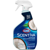 Clorox Scentiva Multi-Surface Cleaner Spray, Coconut & Waterlily, 32 fl oz