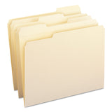 Smead Reinforced Tab Manila File Folders, 1/3-Cut, Letter, 100-Box - view 4