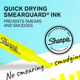 Sharpie Highlighters, Smear Guard, Assorted Colors, 12-Count - view 3